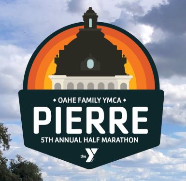 Oahe Family YMCA Pierre Annual Half Marathon logo.